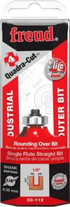 Freud 34-128: 3/4 Radius Rounding Over Bit (Quadra-Cut)