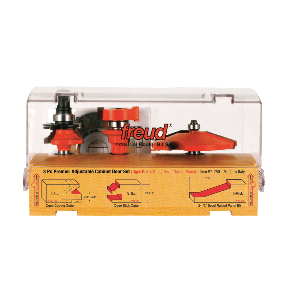 Jeu De 8 Embouts De Routeur Freud Pour Gabarit Incra - Occasion, Tige 1/2