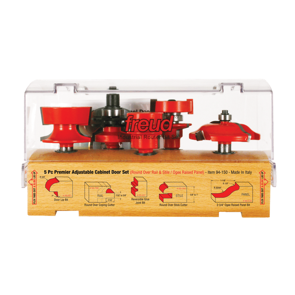 94-150 | Router CNC | Router Bit Sets | Cabinet Door Making Sets