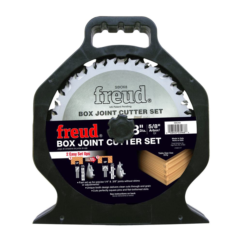 SBOX8 Saw Blades Dado Sets Box Joint Cutter Set