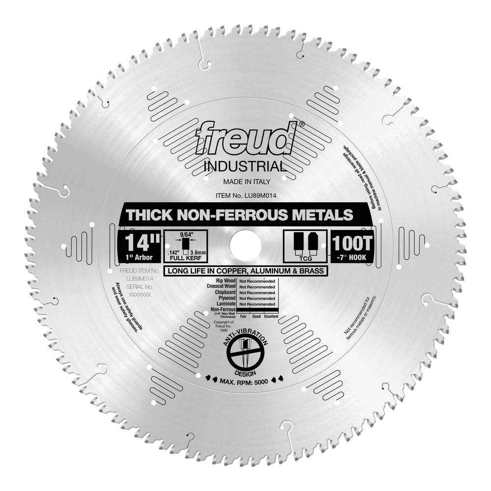 LU89M014 | Saw Blades | Aluminum & Plastics | Aluminum & Non