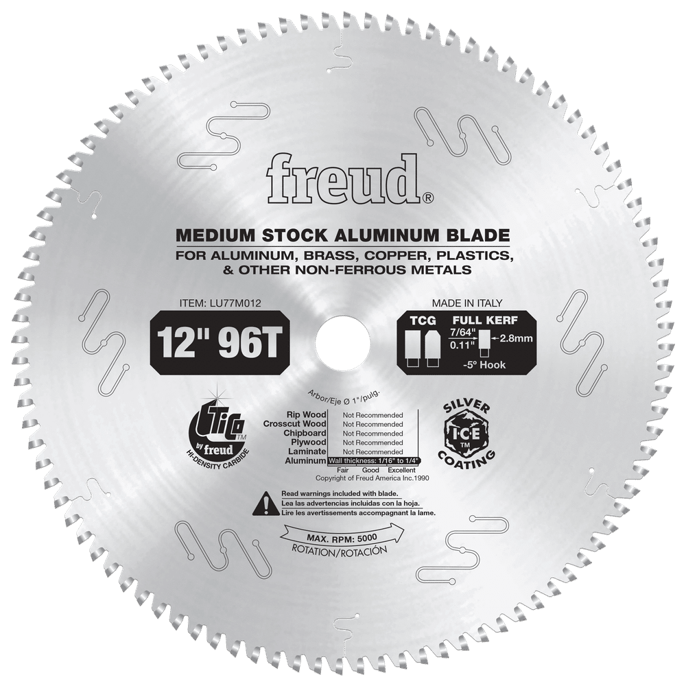 LU77M012 | Saw Blades | Aluminum & Plastics | Aluminum & Non-Ferrous