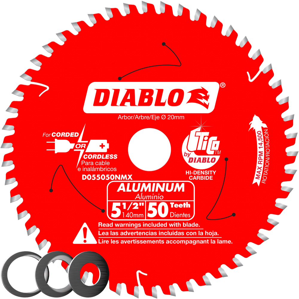 D055050NMX Saw Blades Aluminum Cutting Aluminum Diablo Tools