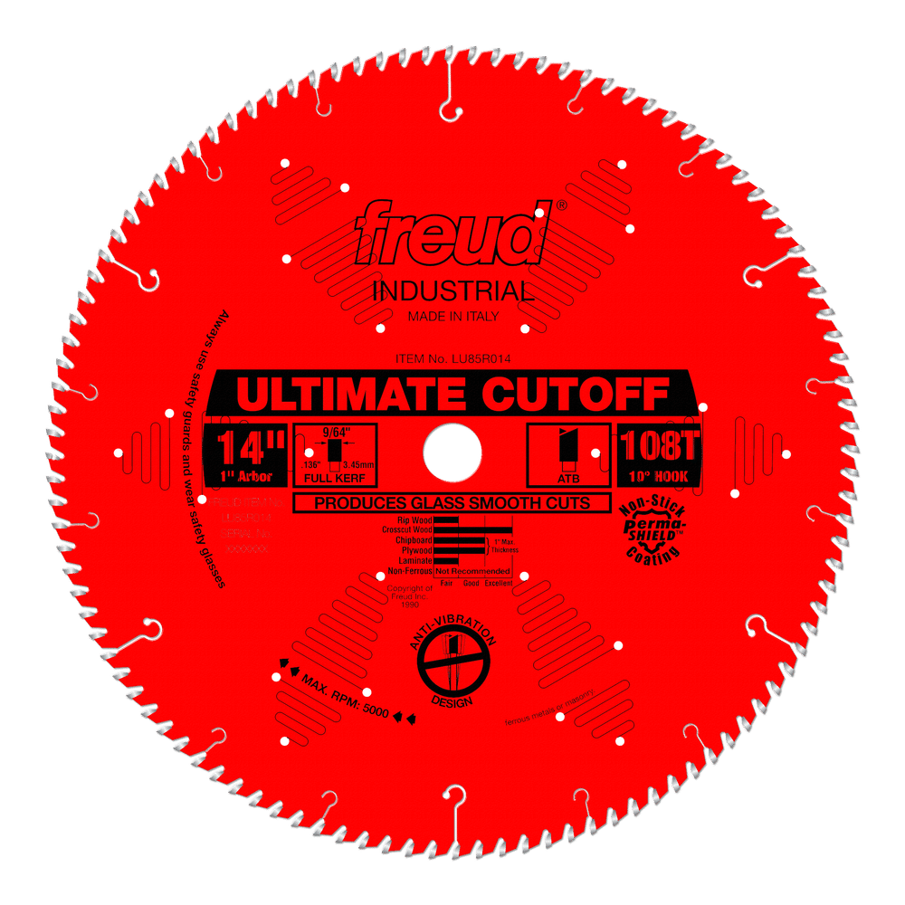 Freud Tools LU89M014 Freud 14 Non-Ferrous Metal Cutting Saw Blade 1 Arbor