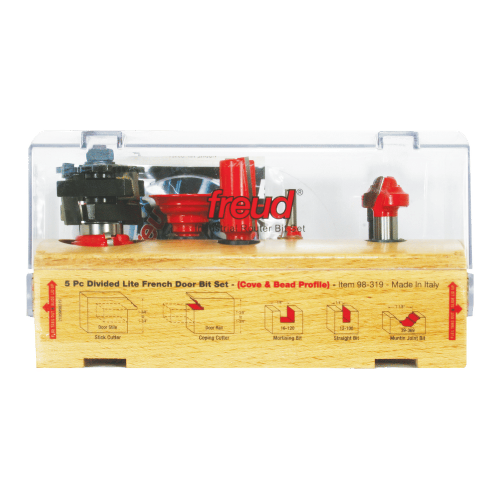 98-319 | Router CNC | Router Bit Sets | French Door Making Sets