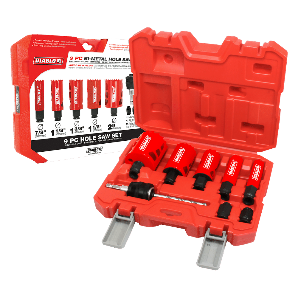 DHS09SGP | Hole Saws | Wood, Metal & Plastics | Bi-Metal Hole Saw Sets