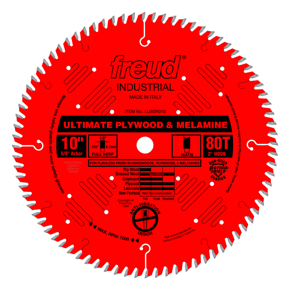 LU80R010 Saw Blades Plywood Laminate Melamine Ultimate Plywood Melamine