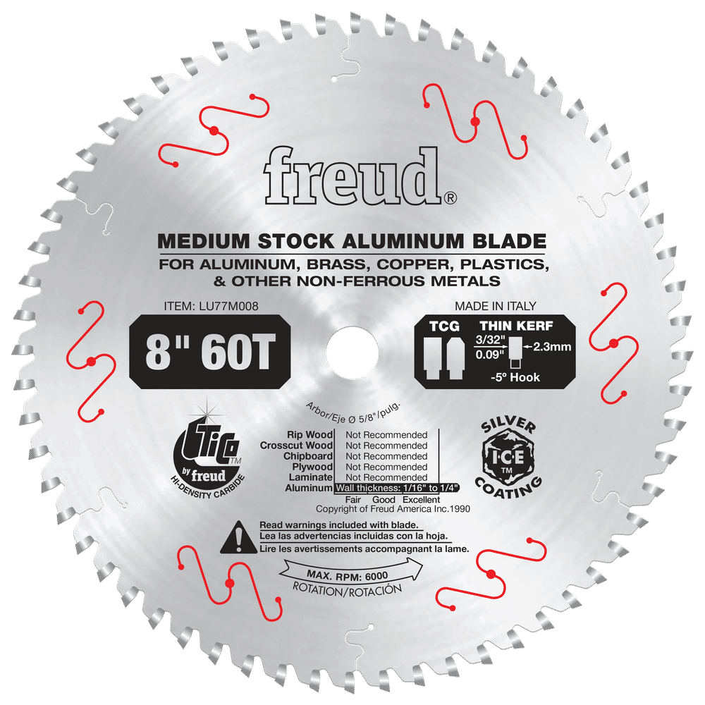 LU77M008 | Saw Blades | Aluminum & Plastics | Aluminum & Non