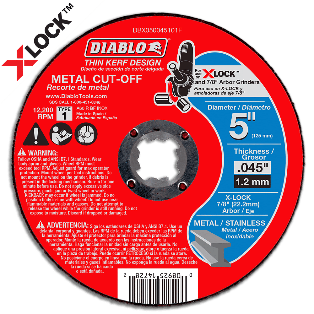 DBX050045101F CutGrind Metal Cutting Bonded Abrasive Diablo Tools