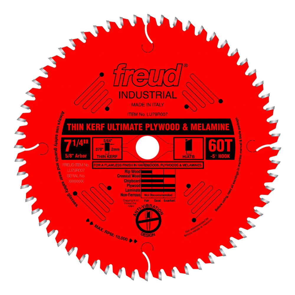 LU79R007 Saw Blades Plywood Laminate Melamine Ultimate