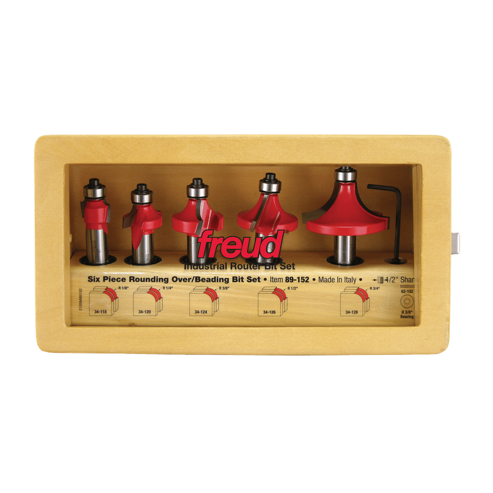 89152 Router CNC Router Bit Sets Round Over/Beading Sets Freud