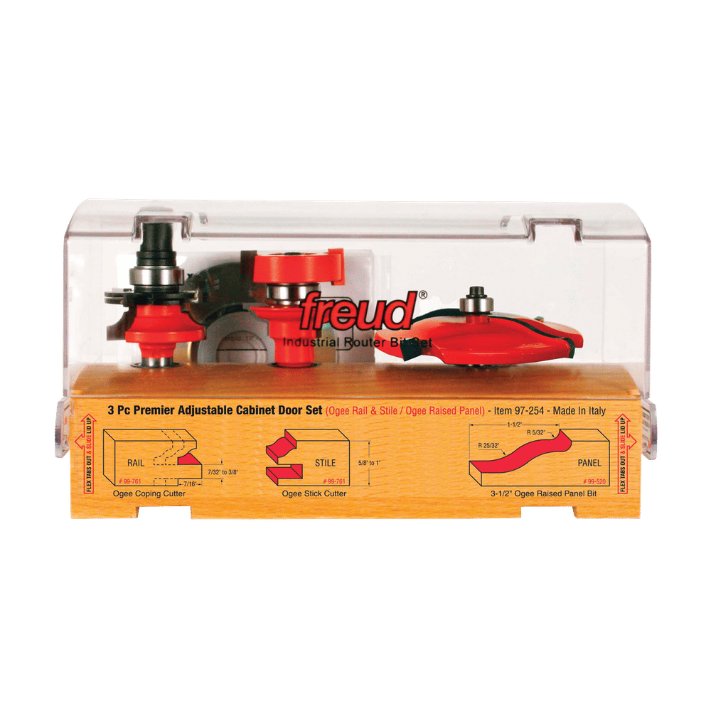 97-254 | Router CNC | Router Bit Sets | Cabinet Door Making Sets