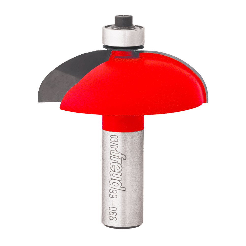Elliptical router bit top