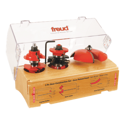 thumbnail image 2 of Freud Entry & Interior Door Router Bit System 1/2" SH, 1-7/8" D, 1-7/8 2 of 10