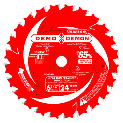 6-1/2 in. 24T Circular Saw Blade - Framing/Demolition 6-1/2 in. 24T Circular Saw Blade - Framing/Demolition