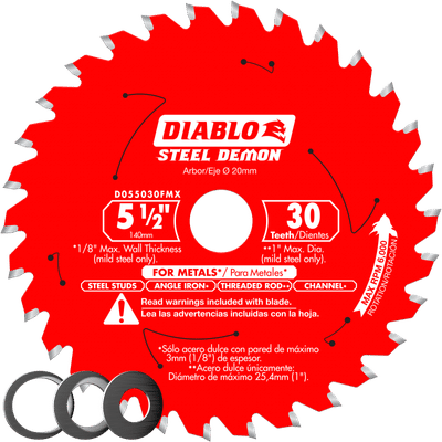 Diablo 9 in. 3 TPI Demo Carbide Reciprocating Saw Blades for Pruning and Clean Wood Cutting (5-Pack)