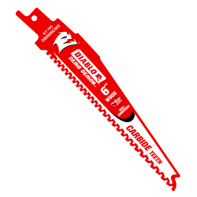 DS0612BW25 | Reciprocating Blades | Nail-Embedded Wood | Bi-Metal