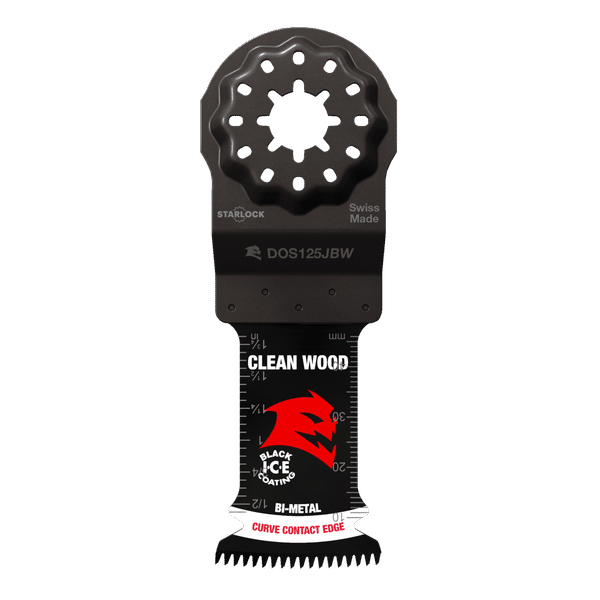 DOS125JBW | Oscillating Multi-Tool Blades | Clean Wood | Bi-Metal