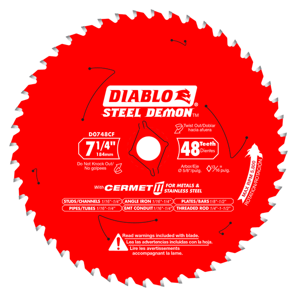 D0748CFA Saw Blades Steel Cutting Medium Metal