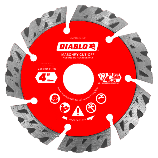 4 in. Segmented Diamond Blade 4 in. Segmented Diamond Blade