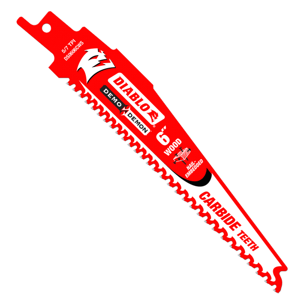 DS0606CWS Recip Blades Nail Embedded Wood Carbide