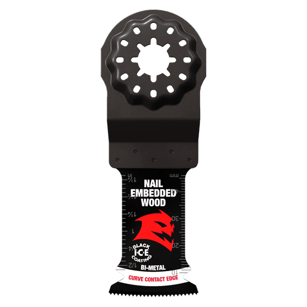 DOS125BW10 | Oscillating Multi-Tool Blades | Nail-Embedded Wood