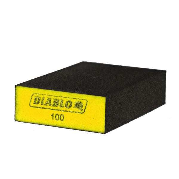 DIABLO 5 in. x 3 in. x 1 in. 100-Grit Large Flat Sanding Sponges