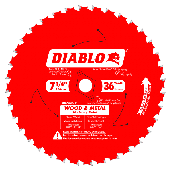 Carbide blades for clearance cutting steel