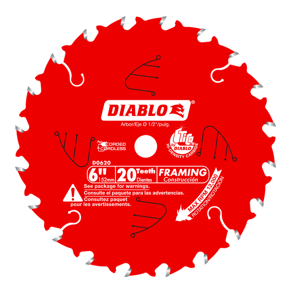 D0620X | Circular Saw Blades | Wood Cutting | Framing