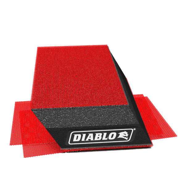 DIABLO 2-3/4 in. x 5 in. Reusable Angled Hand Sanding Block w/ SandNET Sanding Sheets