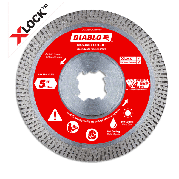 Diamond Cut-Off Blade, Turbo, 4 In - Foto 5