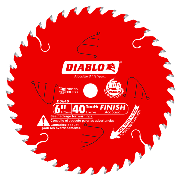 7-1/4 in. x 40-Teeth Finish Saw Blade