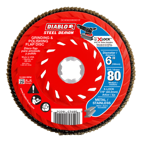 DISCO 80’S 6枚セット 6-80-grit-x-lock-steel-demon-