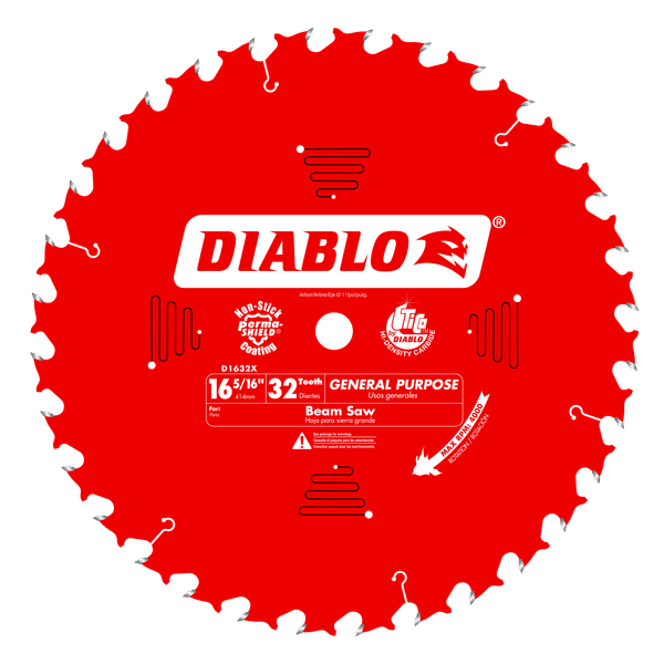 D1632X | Circular Saw Blades | Wood Cutting | General Purpose