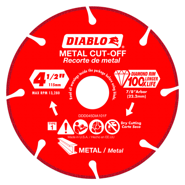 DDD045DIA101F Cutting Grinding Metal Cutting Diamond