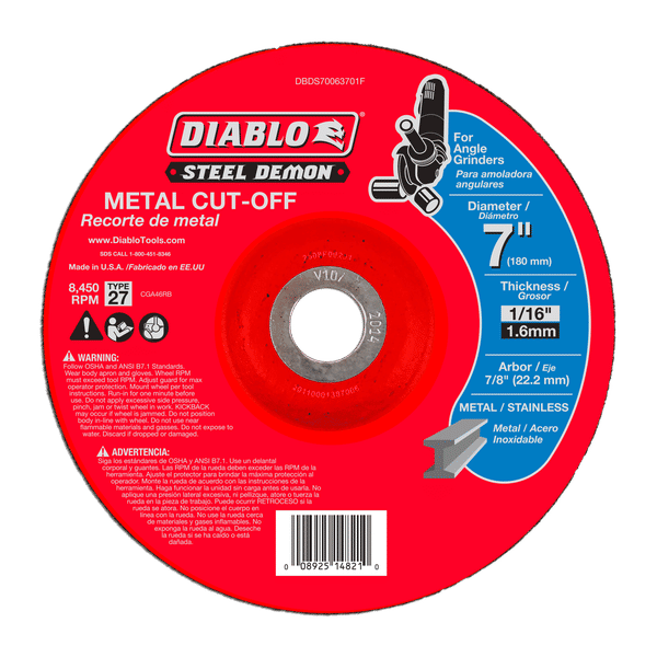 DBDS70063701F | Cutting & Grinding | Metal Cutting | Bonded Abrasive