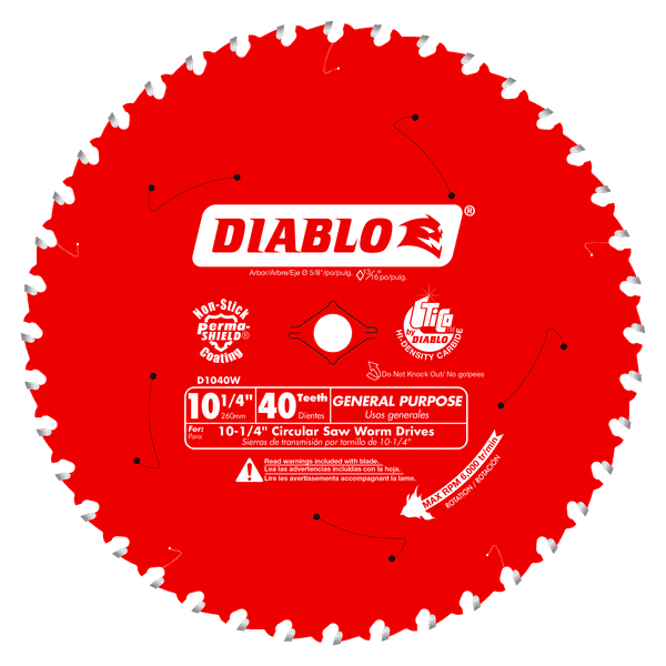 10 in. x 40-Tooth General Purpose Saw Blade