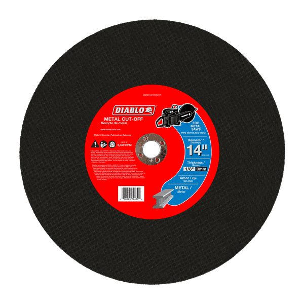 14-inch x 1/8-inch x 1-inch Cut Off Chop Saw Wheel/Disc/Blade for Metal  Cutting