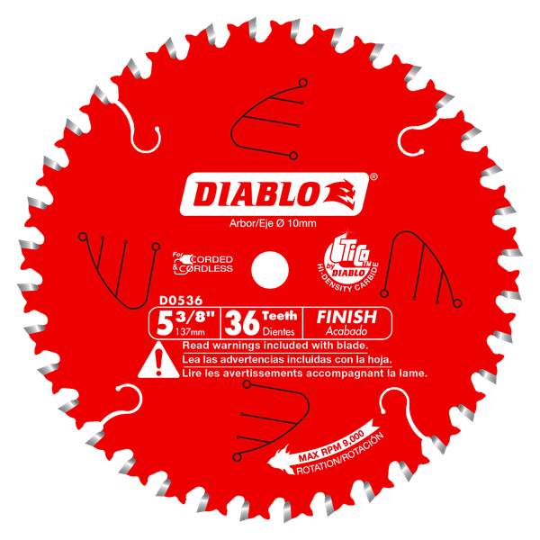 D0536X Saw Blades Wood Cutting Finish