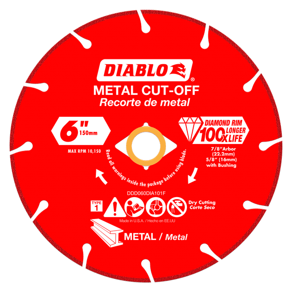 DDD060DIA101F | Cutting & Grinding | Metal Cutting | Diamond