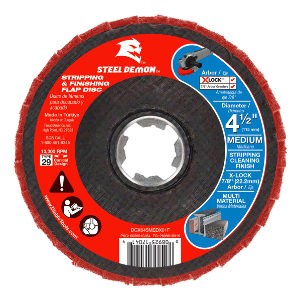 DCX045MEDX01F | Flap Discs | 4-1/2