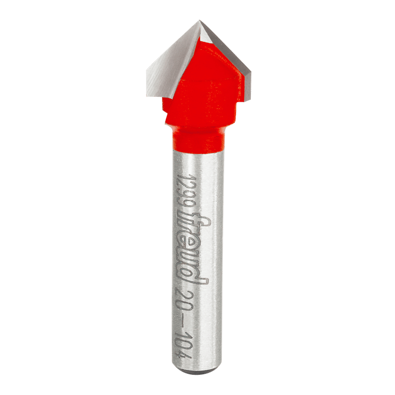 1/2" (Dia.) 90° V  Grooving Bit