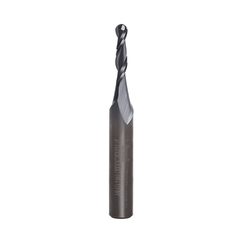 1/8" x 1/2" Up Cut Spiral  Ball Nose
