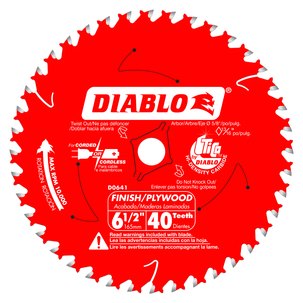 Freud Tools D0740X 7-1/4 40t Diablo Finish Work Table Saw Blade for sale online 